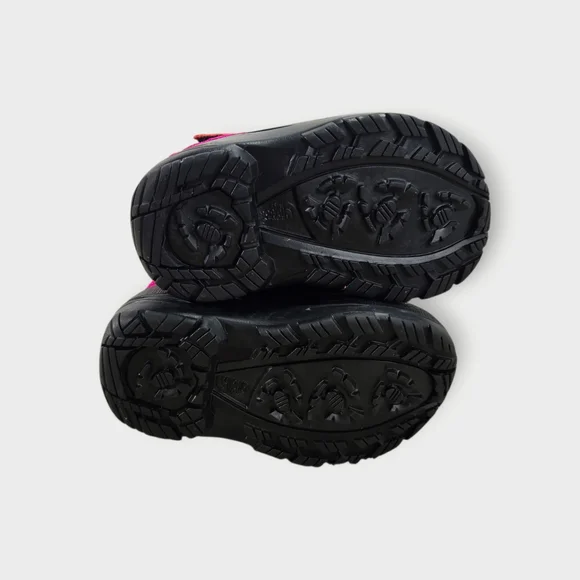 NORTH FACE Alpenglow II Toddler Girls Sz 5 Snow Boots Winter Waterproof Pull On - Picture 6 of 7